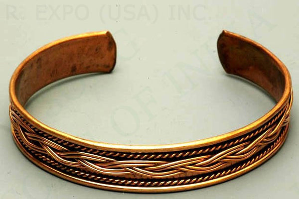 Bracelet Copper 1/4"Braid
