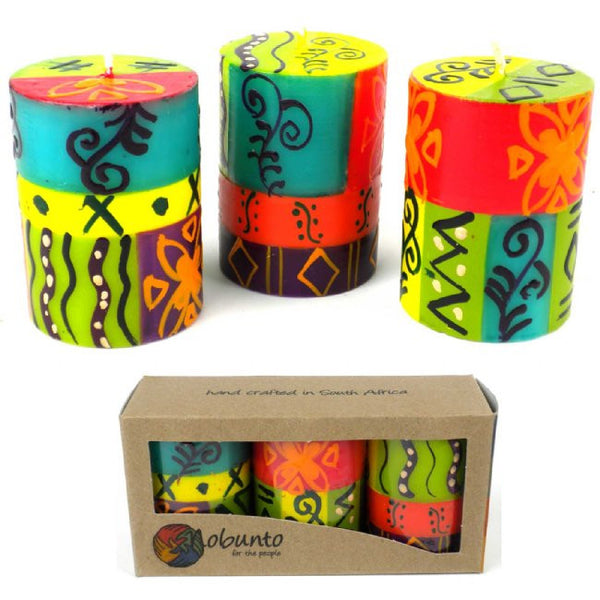 Hand Painted Votive Candles - Matuko Design